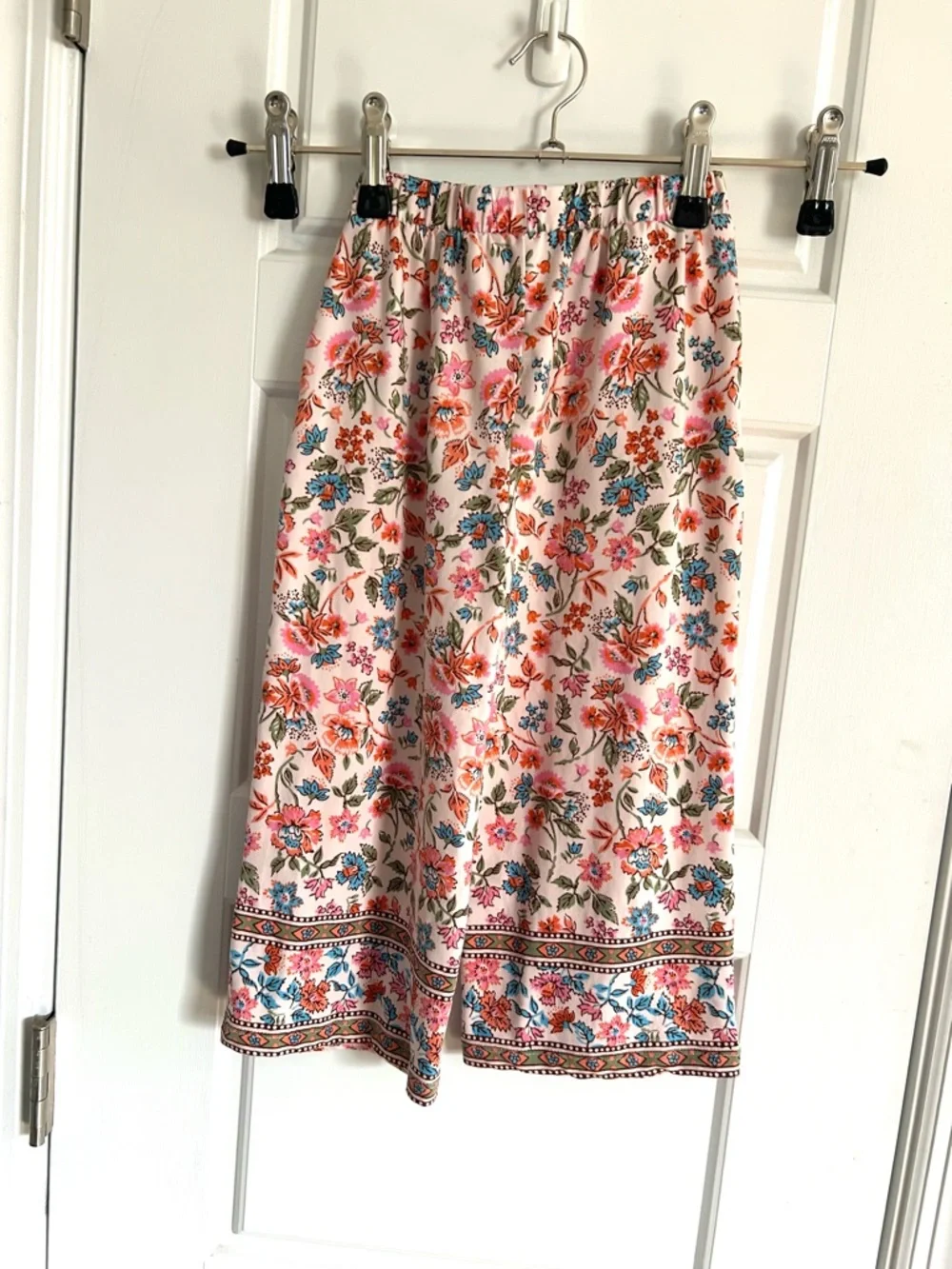 Btween 4T Floral Smocked Top & Wide-Leg Pants Set - Picture 6 of 7
